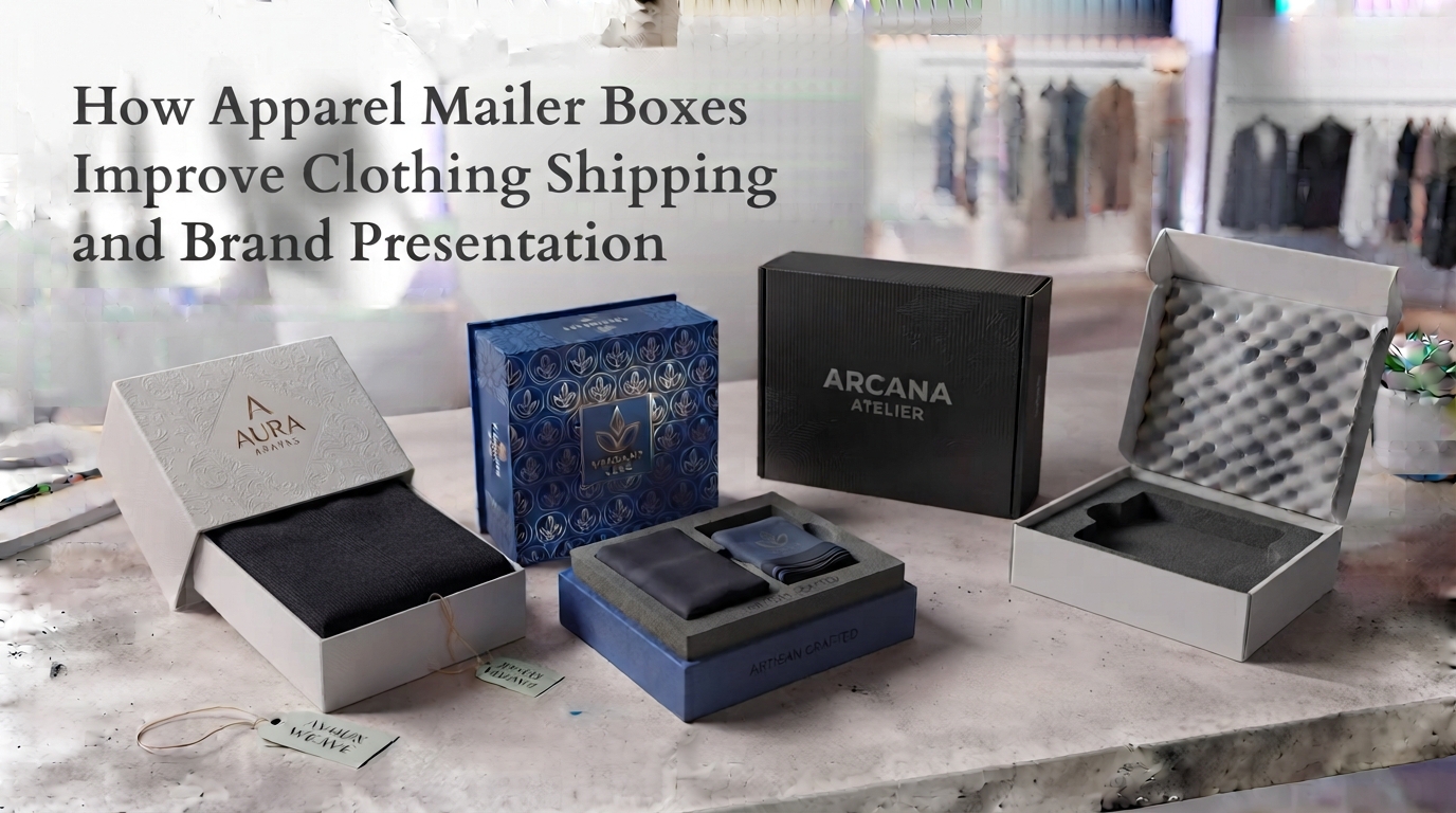 How Apparel Mailer Boxes Improve Clothing Shipping and Brand Presentation
